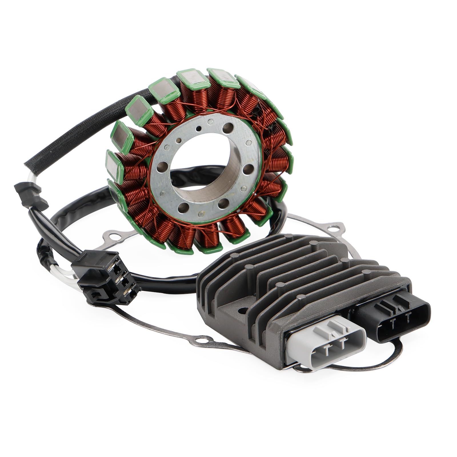 Amazon.com: Topteng Stator Coil + Regulator Rectifier + Gasket for