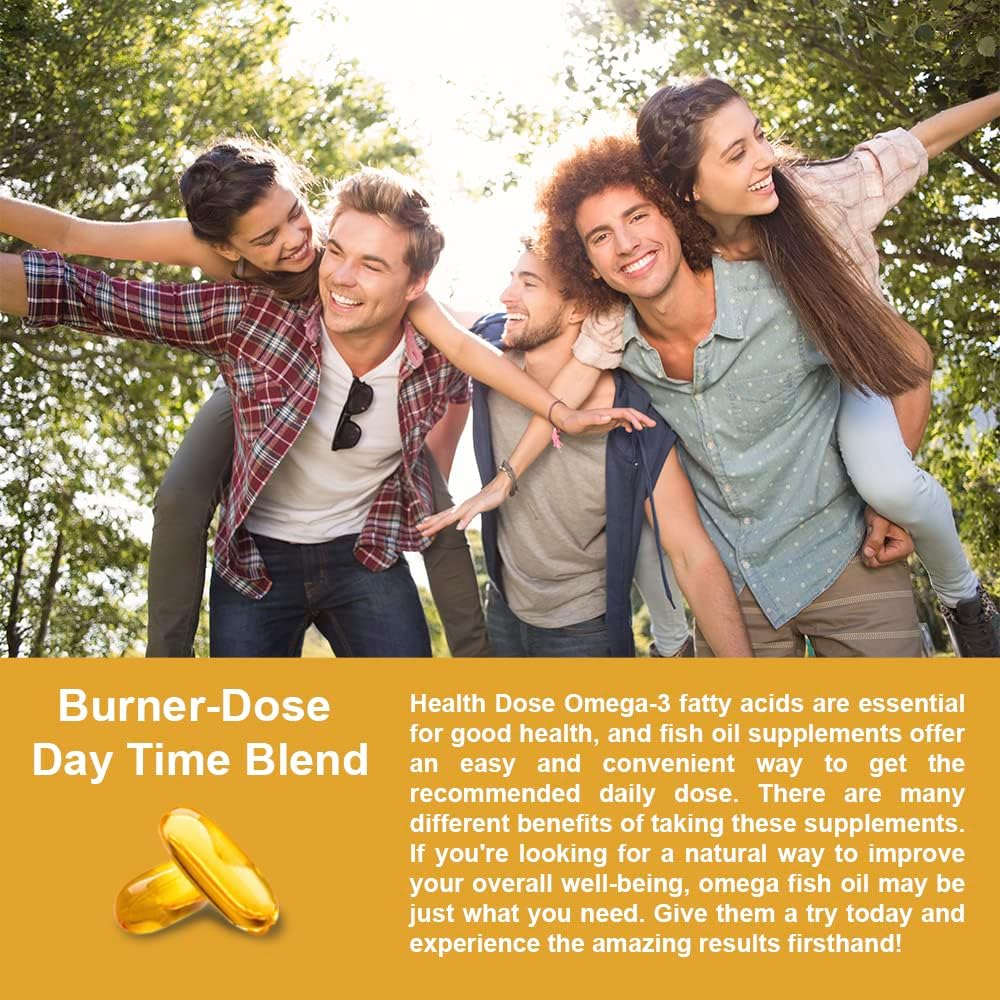 Omega 3 Fish Oil Lemon flavor Premium By Health Dose