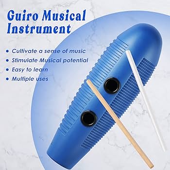 Amazon.co.jp: EASTROCK ギロ楽器 3.9インチx13インチ 魚型