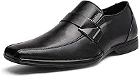Bruno Marc Men's Giorgio Classic Square Toe Slip-On Dress Loafers - Comfortable Versatile Loafers