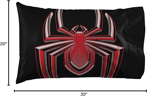 Miniatura 10 de Marvel Miles Morales - Manta para niños (3 piezas, incluye manta, fundas de almohada)