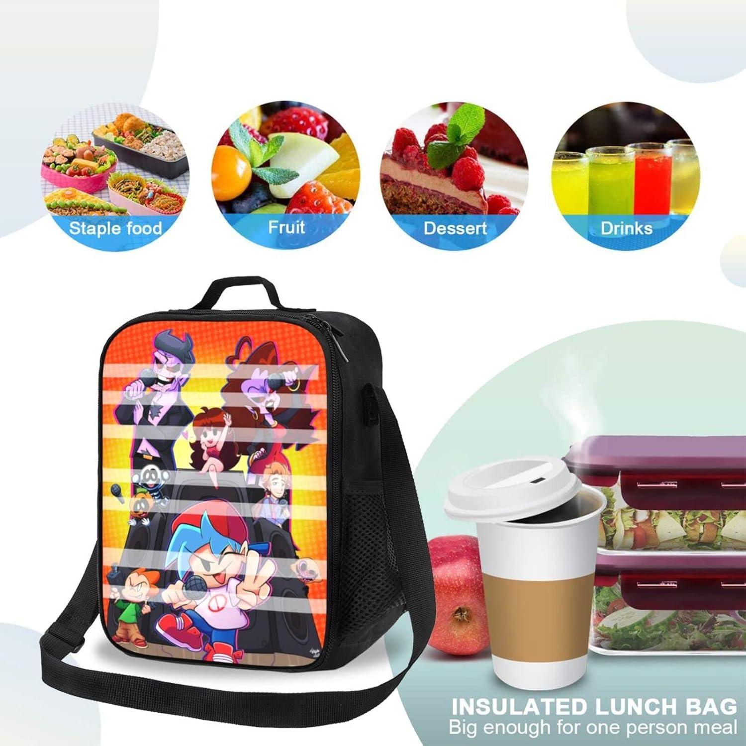 Backpack Cartoon Computer Bag Anime Backpack Work Out Unisex, Travel Camping Park Picnic Gift 003