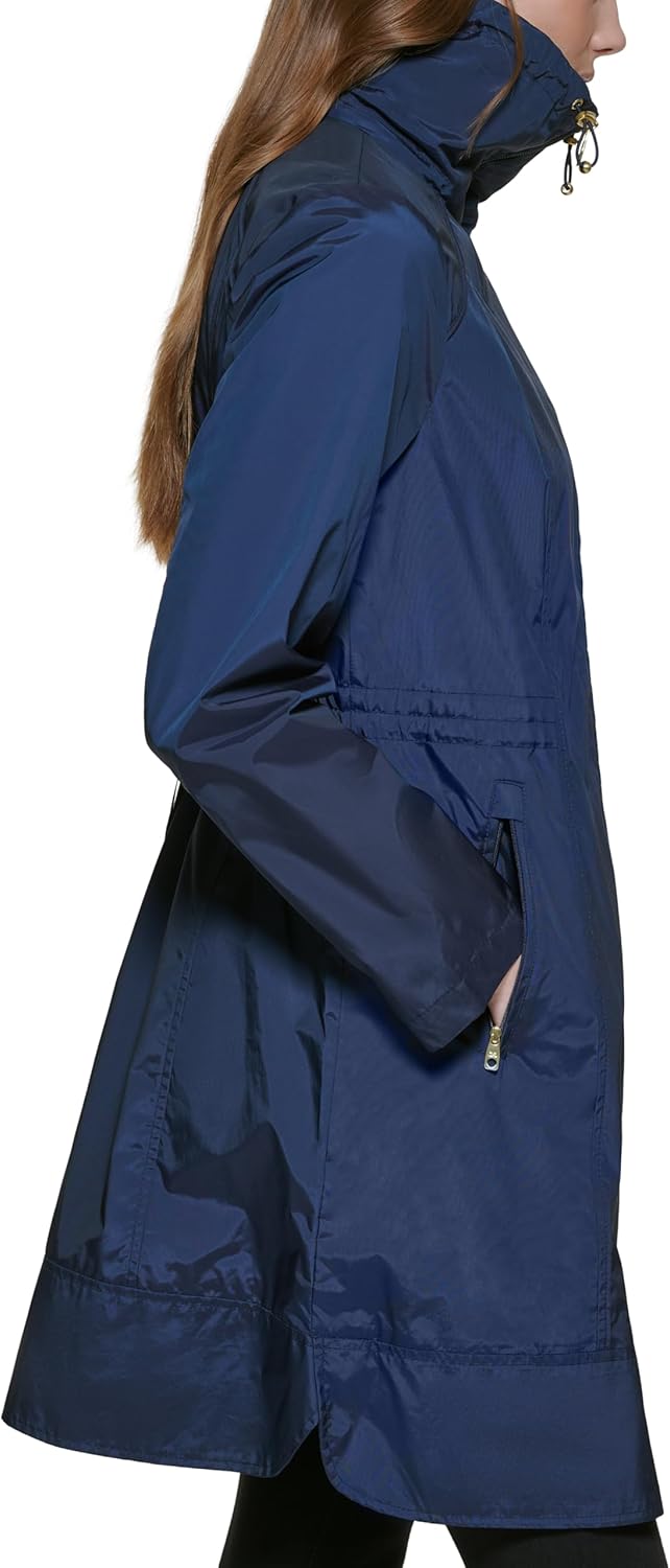 Cole Haan Women's Travel Packable Rain Jacket - Image 3