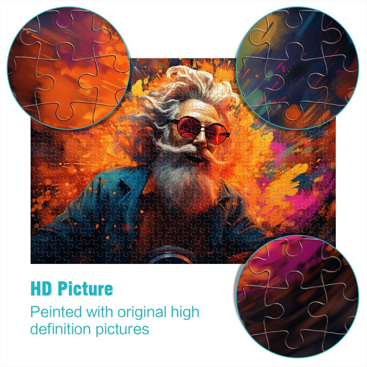 Puzzle per adulti vecchio pittura per adulti 2000 pezzi Puzzle Regali 70 x 100 cm Puzzle di carta grigia per adulti e bambini dai 14 anni in su Giochi educativi