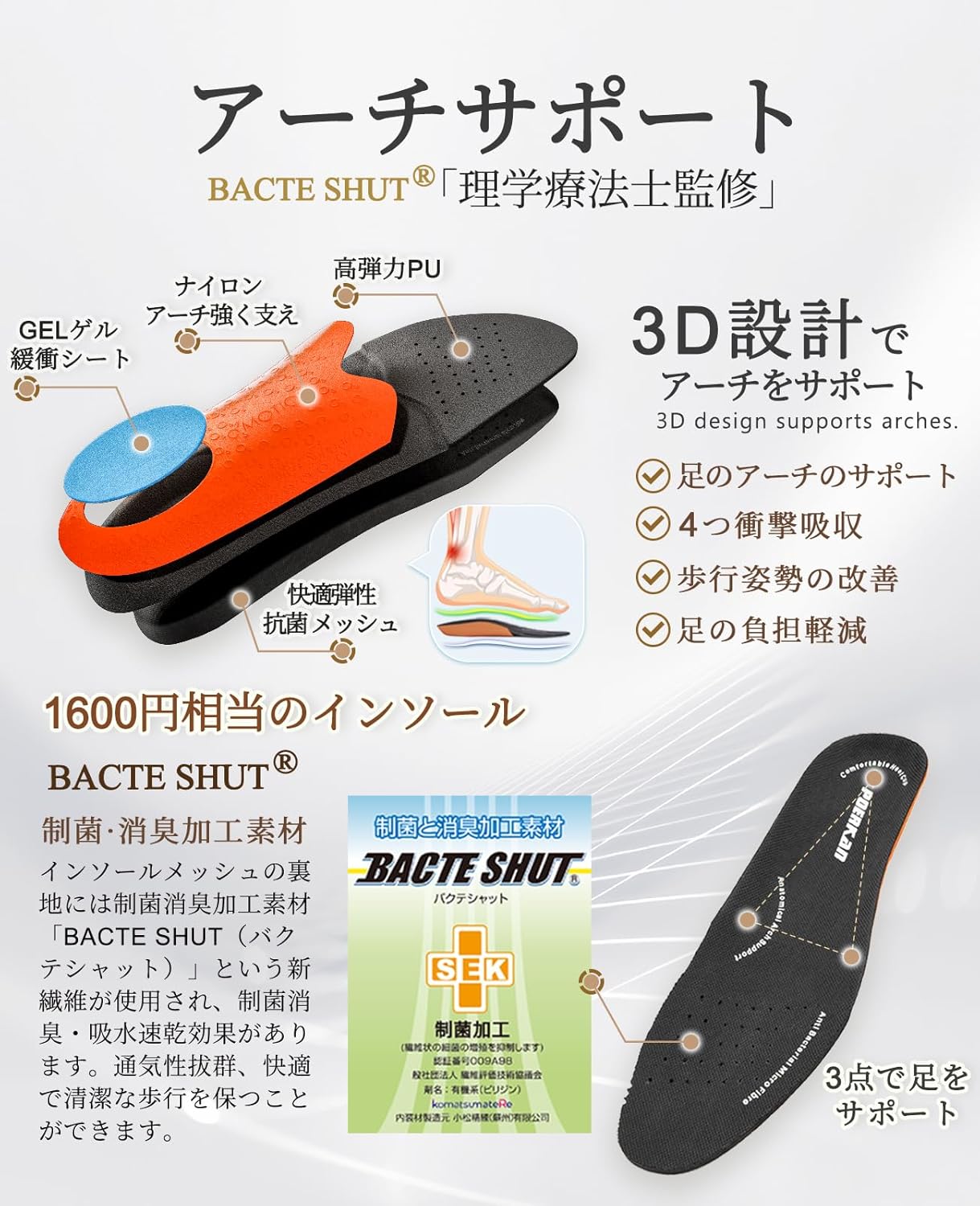 [Poerkan] 【水に強い通勤靴】理学療法士監修 走れる ビジネスシューズ メンズ 超軽量 ビジネス スニーカー 革靴 制菌・消