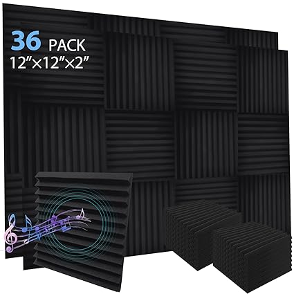 36pcs Acoustic Foam Panels