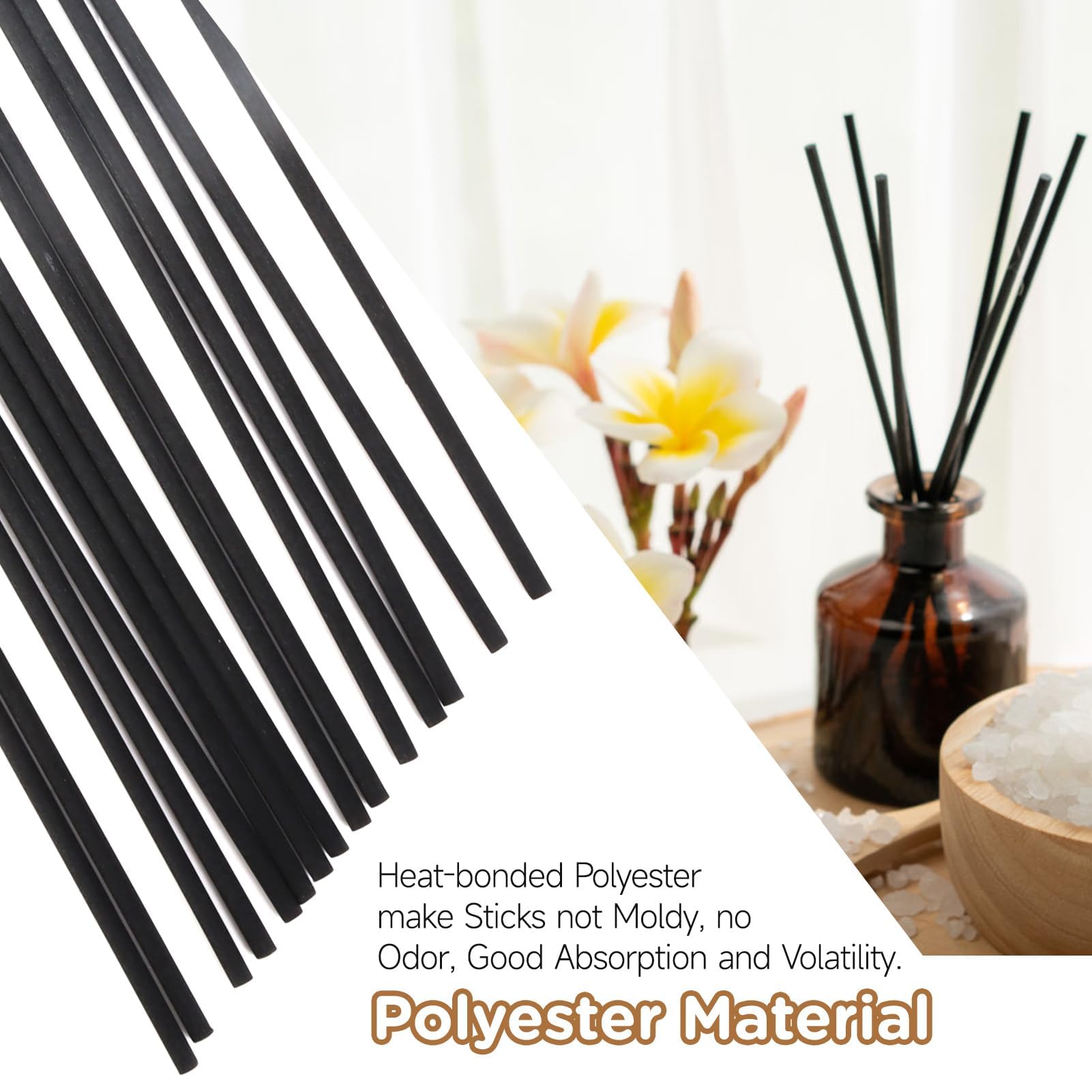 120 Bastoncini Diffusori Oli Essenziali - In Rattan Naturale, Lunghezza 25 Cm - Foto 10