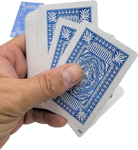 Miniatura 2 de Zugar Land 6 barajas económicas 3 barajas rojas y azules 3 barajas 238 pulgadas x 338 pulgadas 2165in x 3386in con revestimiento de plástico Ideal