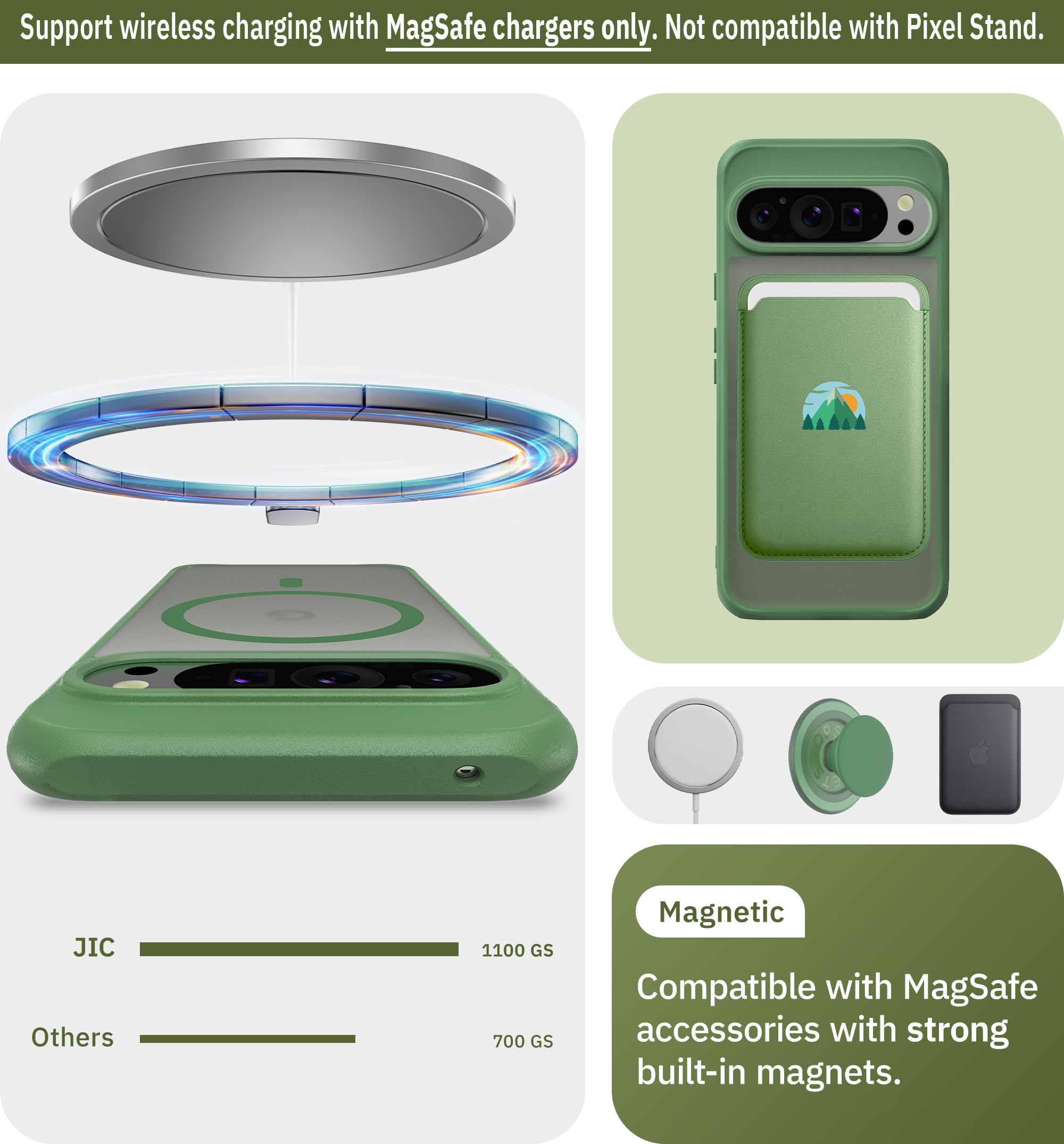 JIC AirGuard-Mag Series - For Pixel 9 Pro XL Case - The - View #7