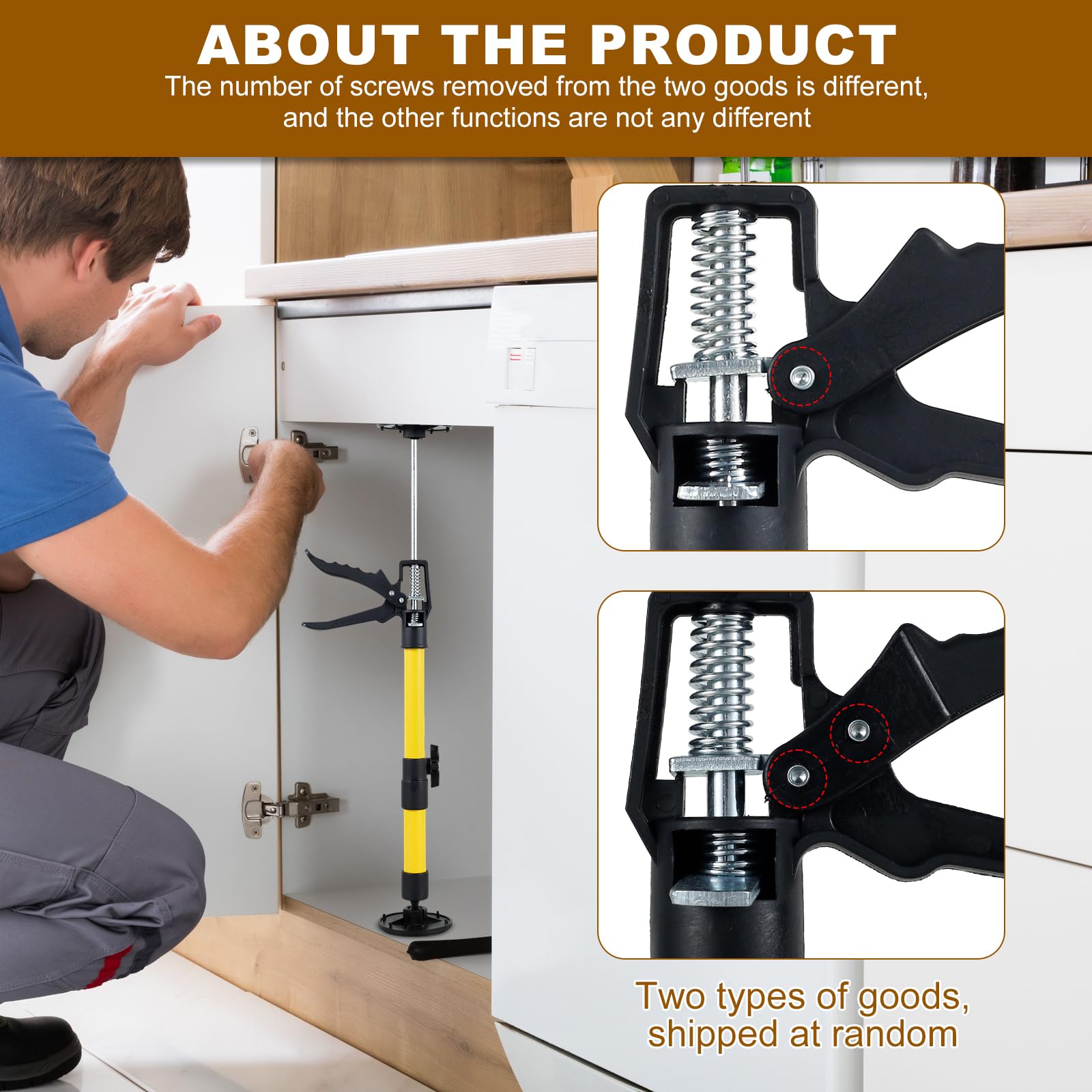 2 Aste Telescopiche Di Supporto, Sistema Di Supporto Regolabile, Asta Di Supporto Regolabile Per Armadietti, 30-50 Cm/50-80 Cm, Staffa Di Sollevamento Per Lavello, Armadietto, Divano (35-50 Cm