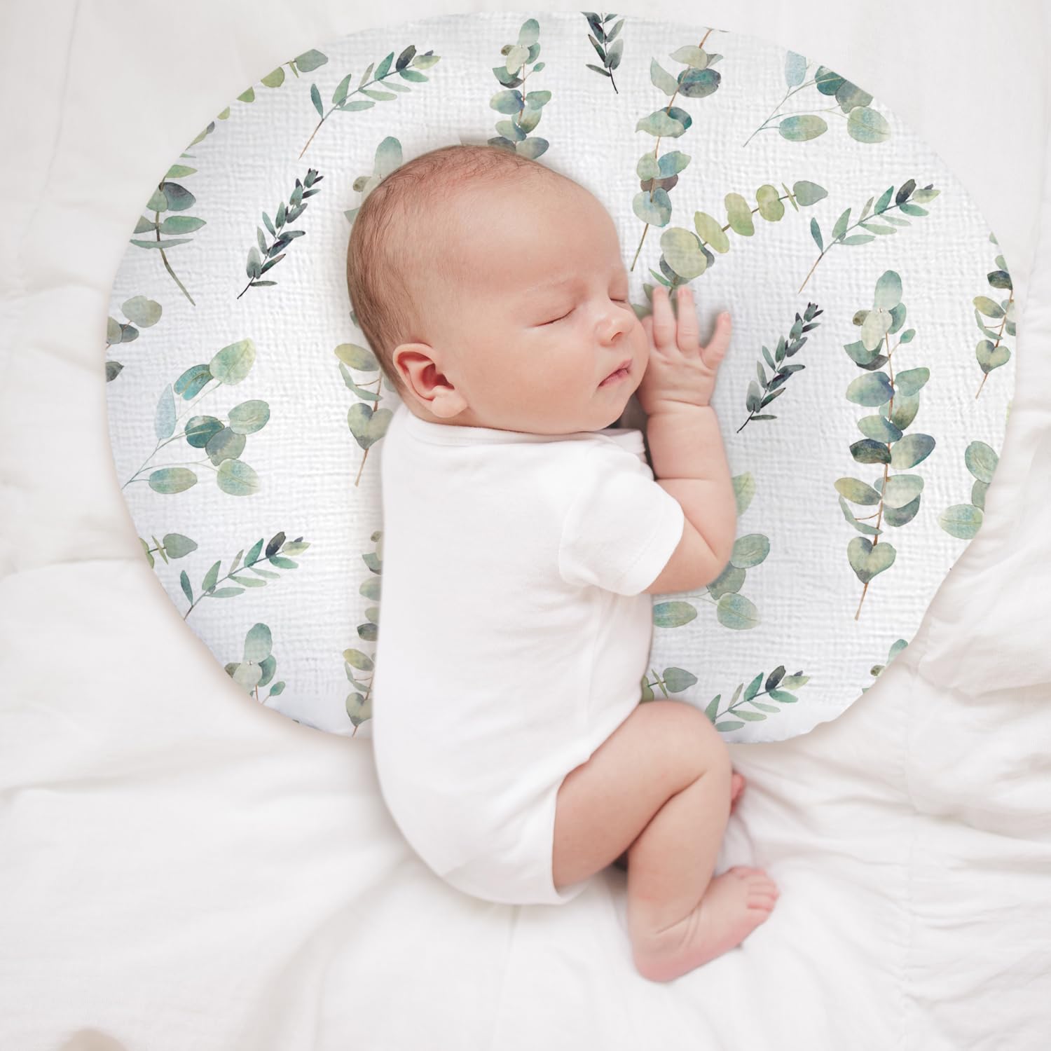 Little Grape Land 2 Pack Nursing Pillow Covers, Stretchy and Soft Nursing Cover for Breastfeeding Muslin Cotton - Image 3