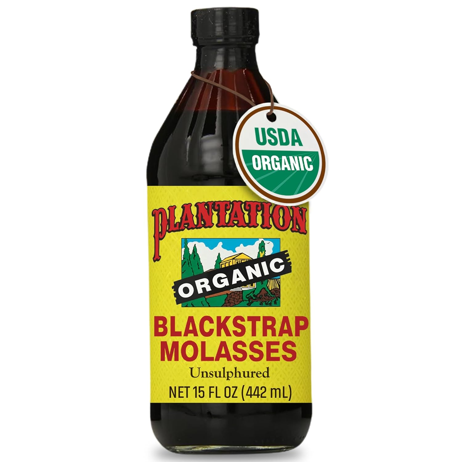 Plantation Organic Blackstrap Molasses 15 oz