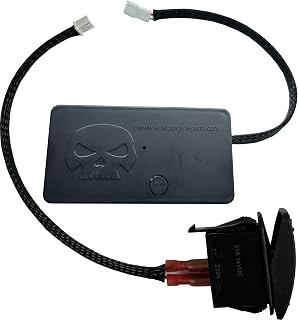 Kustom Cycle Parts Universal Garage Door Opener Remote Made to fit UTV's and Golf Carts. Plug and Play. Compatible with RZR, Ranger, Ez-Go, Club Car (Universal Compatible)