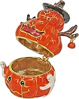 Vista 5 de Caja de baratijas con joyas de calabaza de Halloween