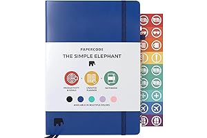 Simple Elephant Undated Planner for 2024