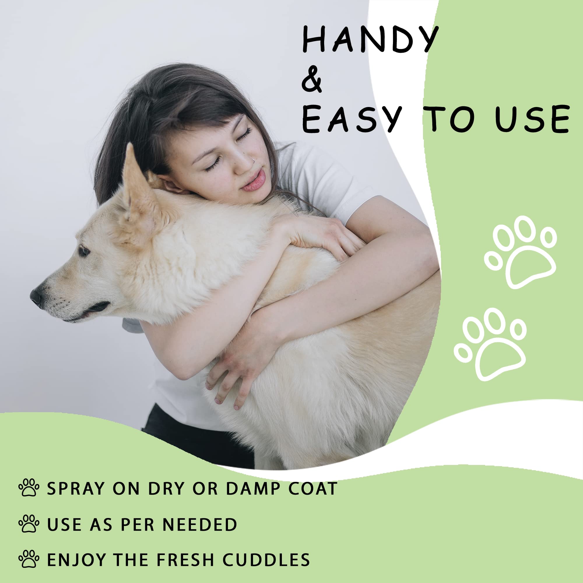 ArmourMe Dog Perfume Spray | Waterbased | Natural Deodorizer for Dogs | Eliminates Dog Odors for Smelly Dogs, pH Balanced, Free from Sulfates and Parabens. (120 ML, Cucumber) 2