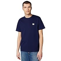 Calvin Klein SS Badge 30S Jersey Classic Tee Lv04Rc272G, Magliette Uomo, Purple (Maritime Blue), XL