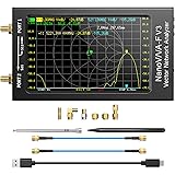 Seesii NanoVNA-F V3 Vector Network Analyzer, [Upgraded] 1MHz-6GHz 4.3 Inch HF VHF UHF VNA Antenna Analyzer, Measuring S-Parameter Voltage SWR,Phase,Delay,Smith Chart,RTC Real-time,801 Scan Points
