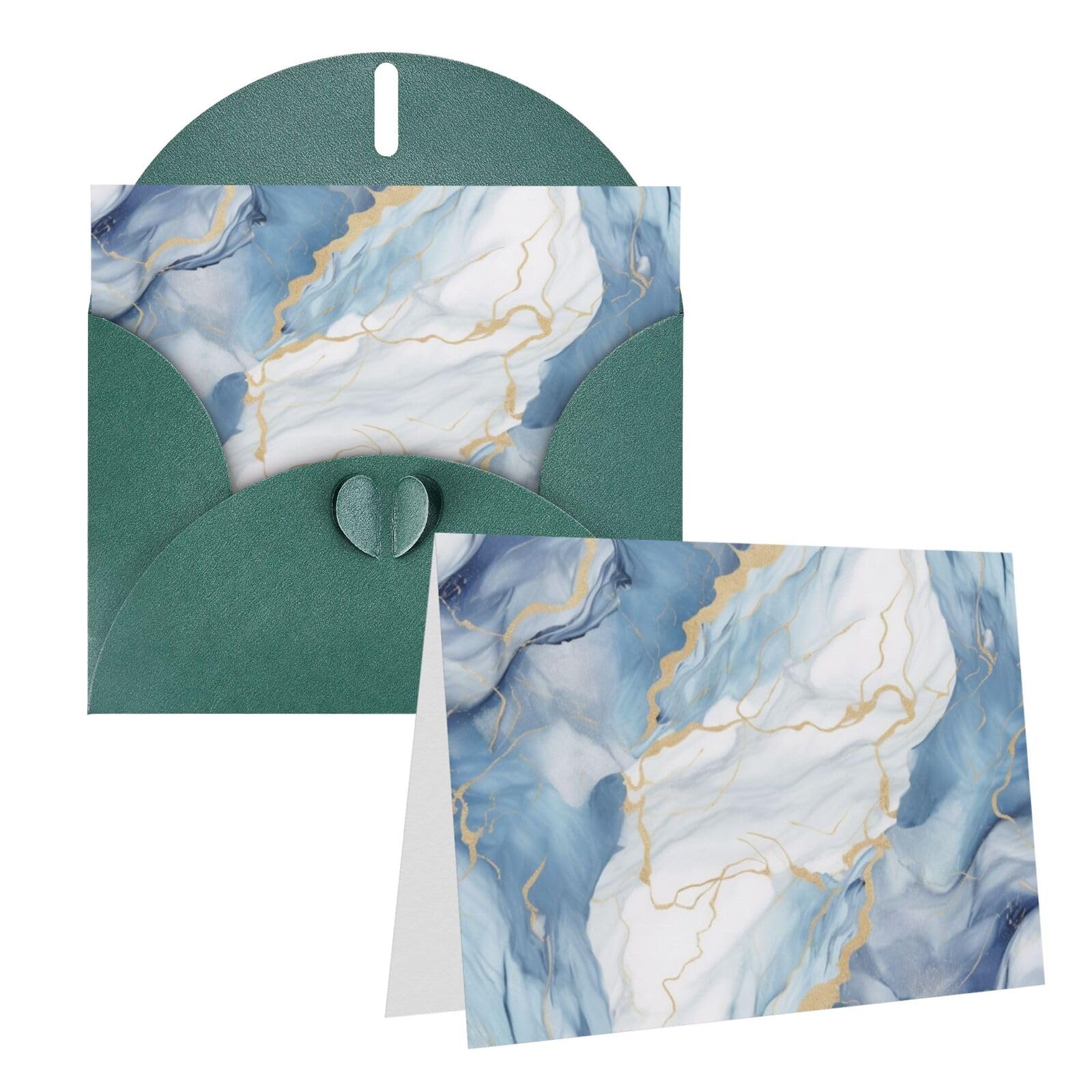 Persönliche Nachricht Dankeskarten Set - 120 Blanko Karten Mit Umschlägen  Marineblau Persönliche Dankeskarten, image size:1600x1600