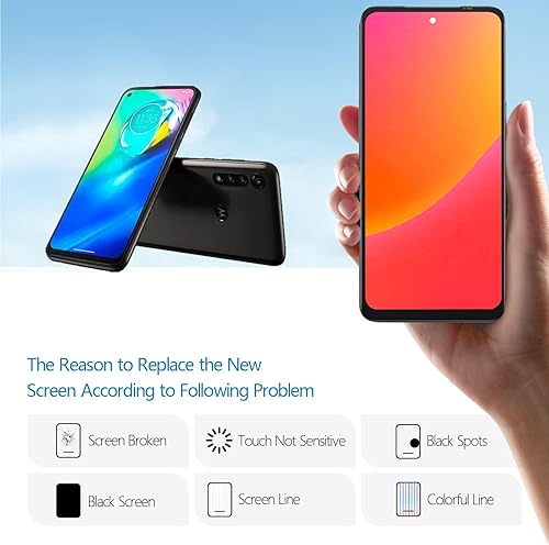 Miniatura 2 de YWLRONG Para Motorola Moto G Power 5G Reemplazo de pantalla para Motorola Moto G Power 2023 Pantalla LCD Pantalla táctil Digitalizador Asamblea