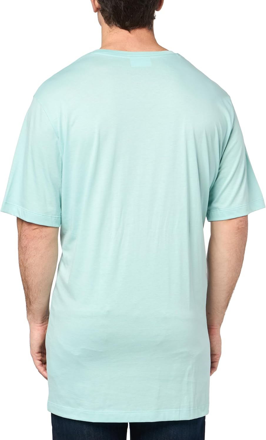Lacoste Men's Big & Tall Regular Fit Ribbed V-Neck T-Shirt