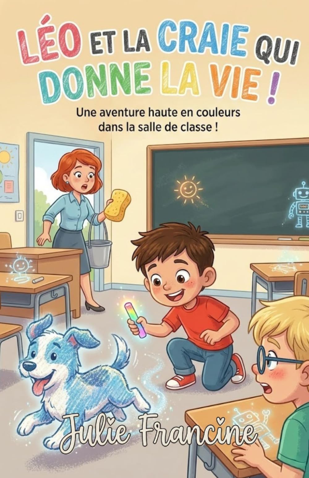 Léo et la Craie qui Donne la Vie !: Livre pour enfants (6-9 ans) : Une aventure magique et drôle à l'école (Mes Premières Lectures Rigolotes (6-9 ans))