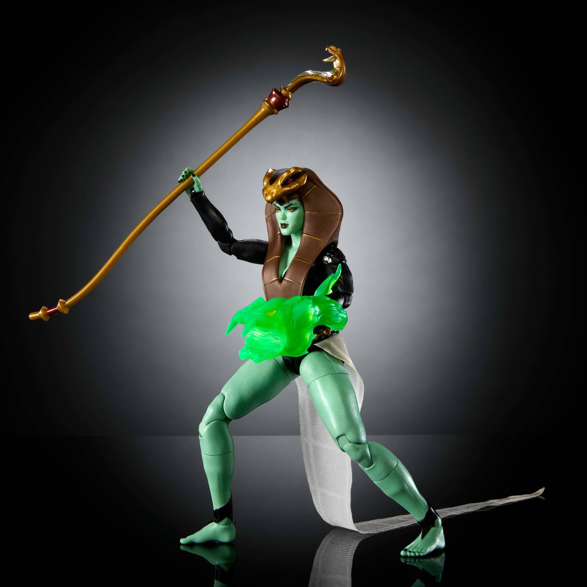 Masters of the Universe Masterverse - Snake Sorceress Teela, action figure deluxe con 30 punti d'articolazione, accessori e parti intercambiabili inclusi, giocattolo per bambini, 6+ anni, HYC58