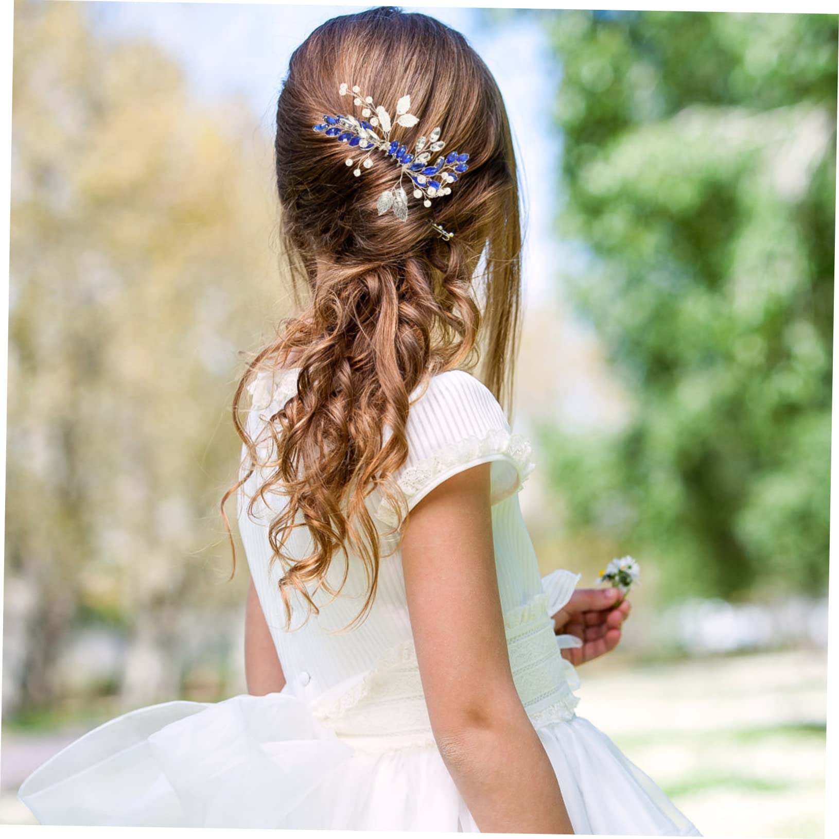 Didiseaon 4 Juegos De Peinetas Para Novia Peinetas Laterales Para Boda Accesorios Para El Cabello De Moda Para Mujer Con Diamantes De Imitación 2 Piezas X 4