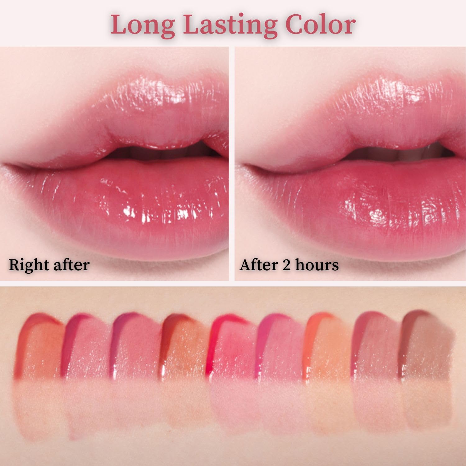 L’EAU TINT 5 Color / 4.5g - Glossy Water & Glow Tint, Watery Lip Stain, Non-Sticky, Glossy, K-beauty (01 GARDENIA L'EAU) - Image 4