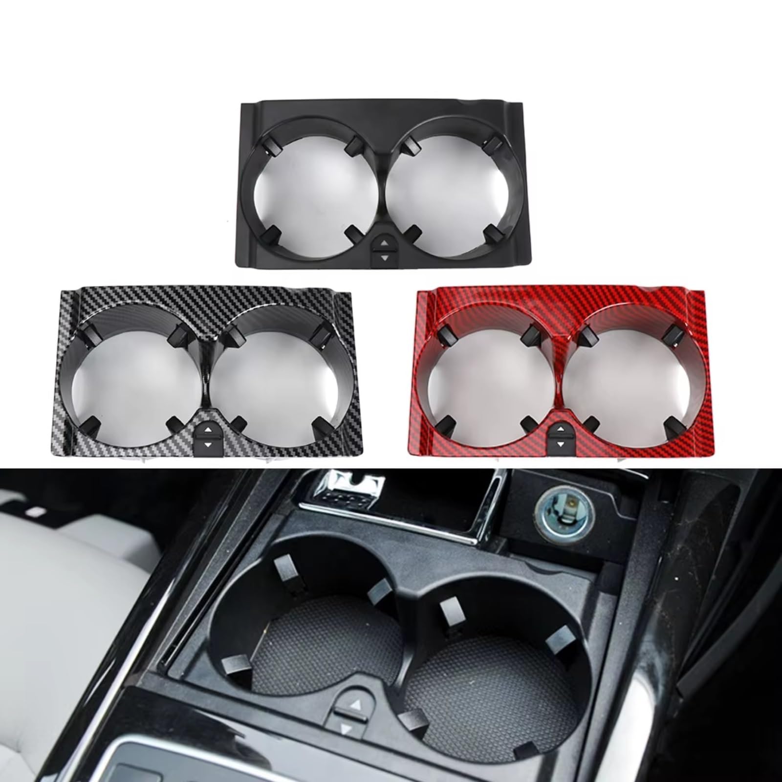Auto Innenraum Zubehör Compatibile Con Benz Per E200 E260 E300 E320 E400 Classe E 2009-2015 Car Center Console Portabicchieri 2126800110