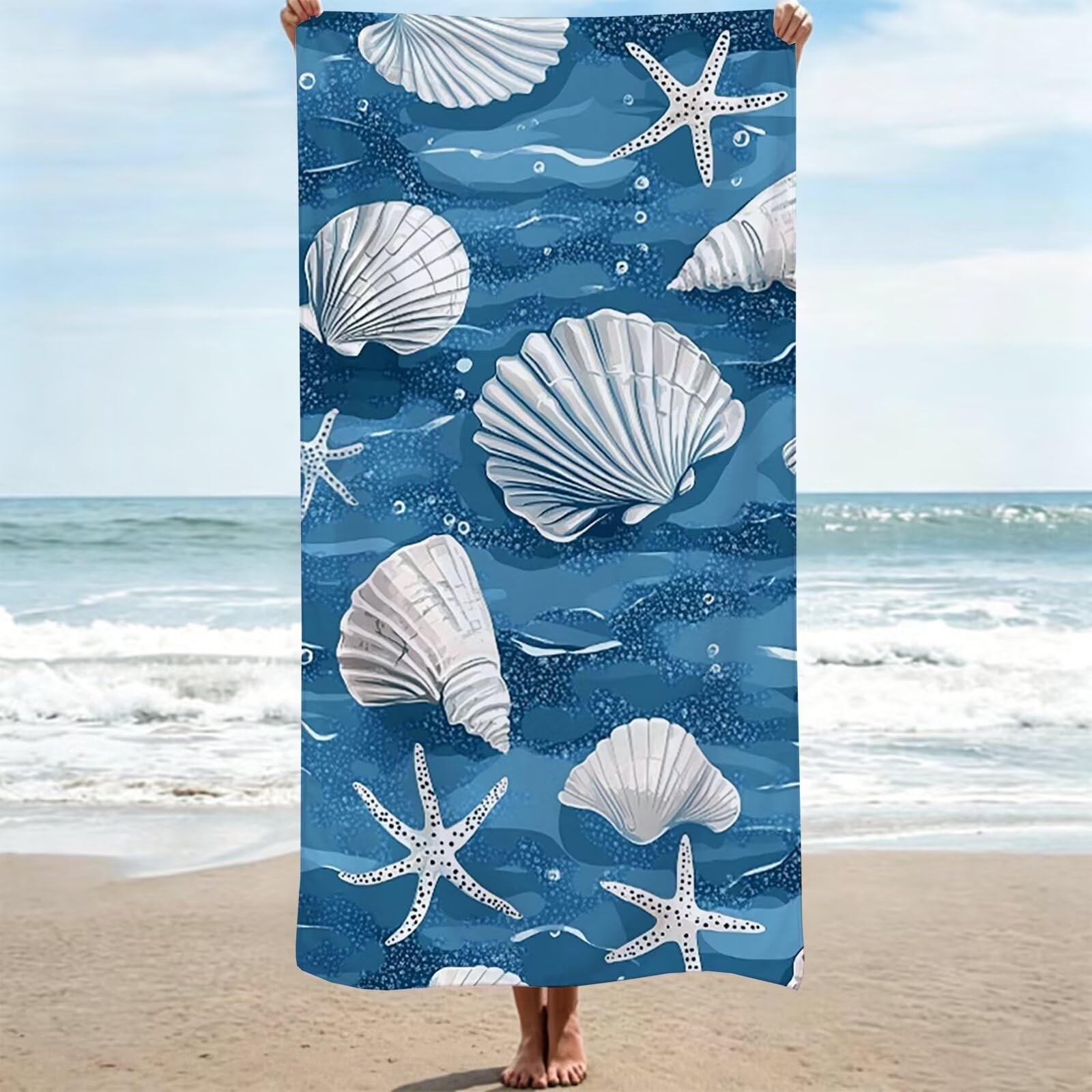 Serviette de plage anti-sable fini les grains collants