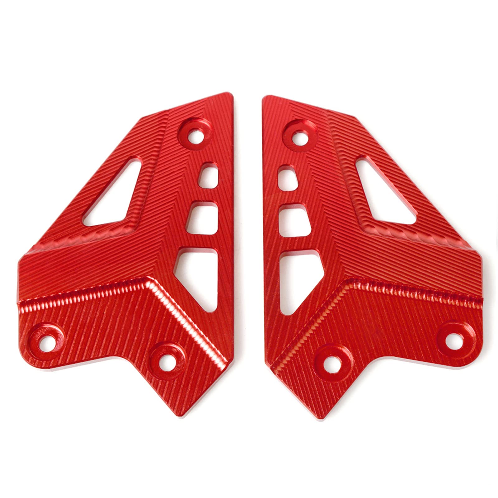 MOQIAOSEIKO Repose-Pieds Moto En Aluminium Pour Kawasaki Z900 2017-2024 - Protection Talon - Noir/Or/Vert/Rouge/Gris