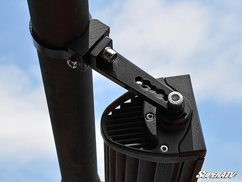 Miniatura 10 de SuperATV - Abrazadera de tubo de aluminio resistente de 1.5 pulgadas, juego de 2 unidades, uso para fijar luces, espejos, altavoces y mucho más