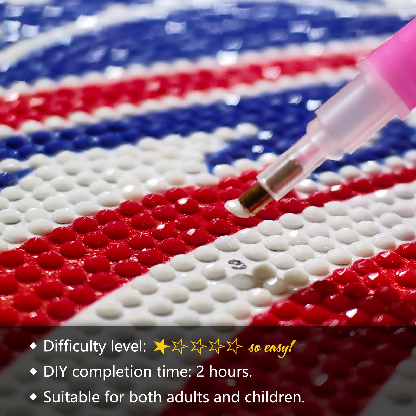 5D Diamond Painting Kits | 6.8x6.8 Inch Handmade Art Kits | Home Office Decoration DIY Craft