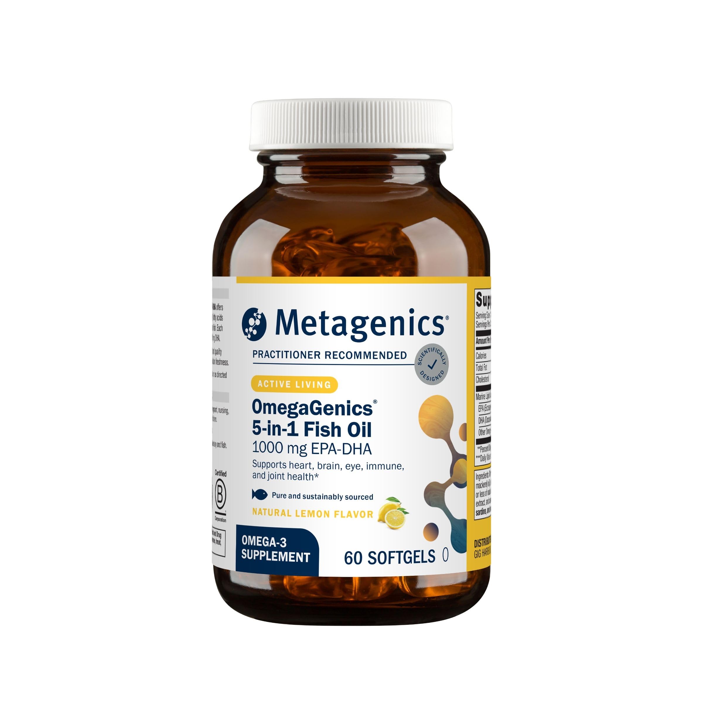 Metagenics OmegaGenics Omega-3 Fish Oil 1000mg EPA DHA, 120 Softgels — Amazon image 9