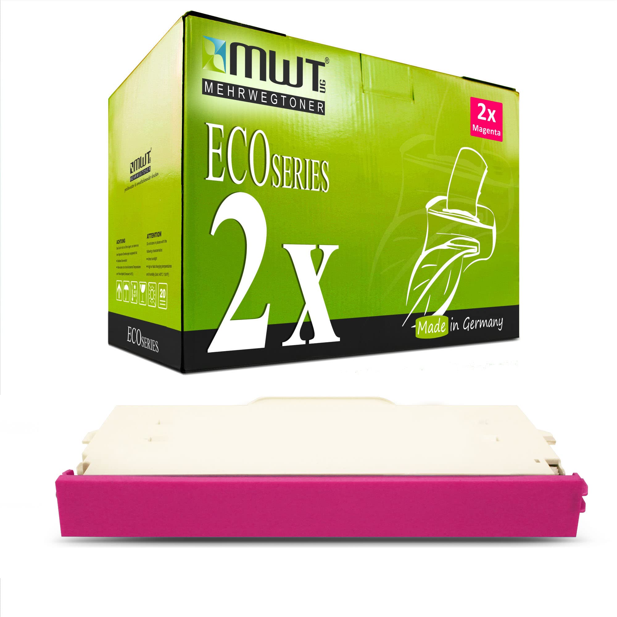 Cartouche rouge MWT pour Optra C500 X500 X502 compatible Lexmark