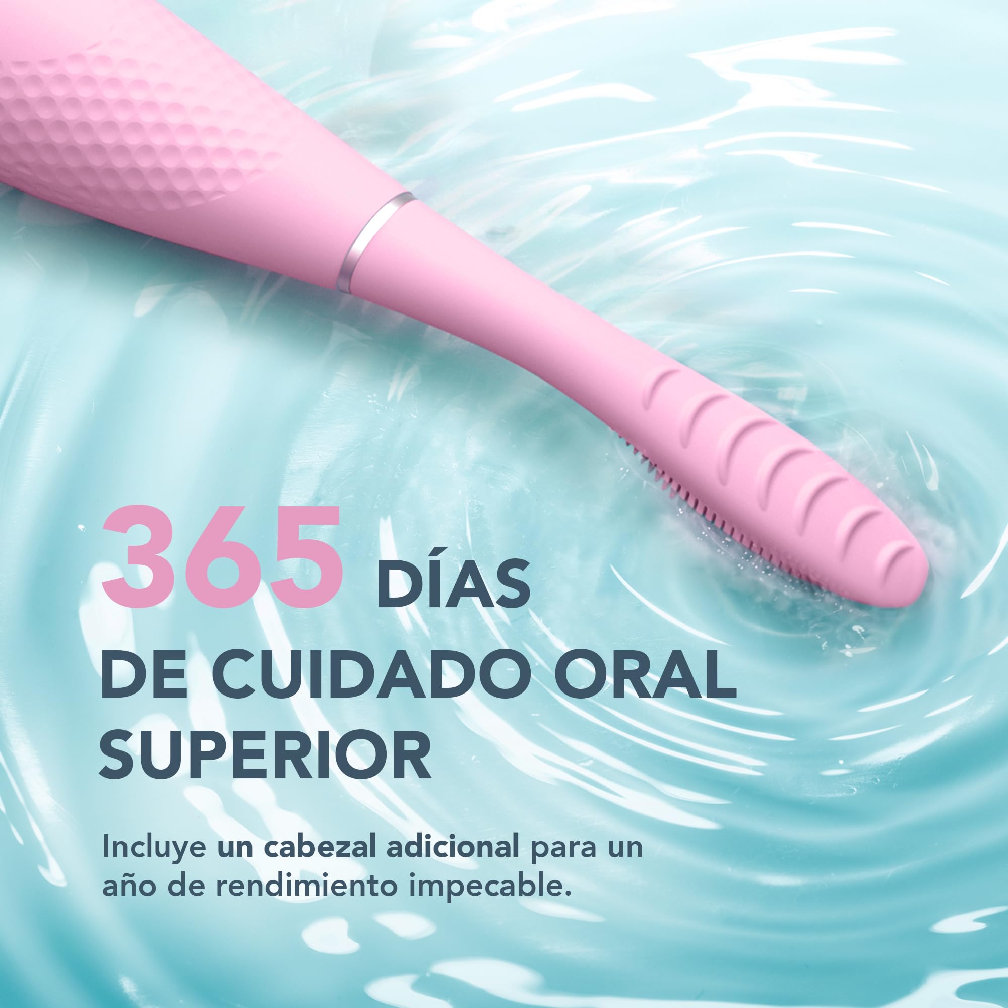 FOREO ISSA 4 Electric Toothbrush – 4-in-1 Rechargeable with Extra Brush Head, Soft Bristles, Long-Lasting Use, Gentle Cleaning - Pearl Pink