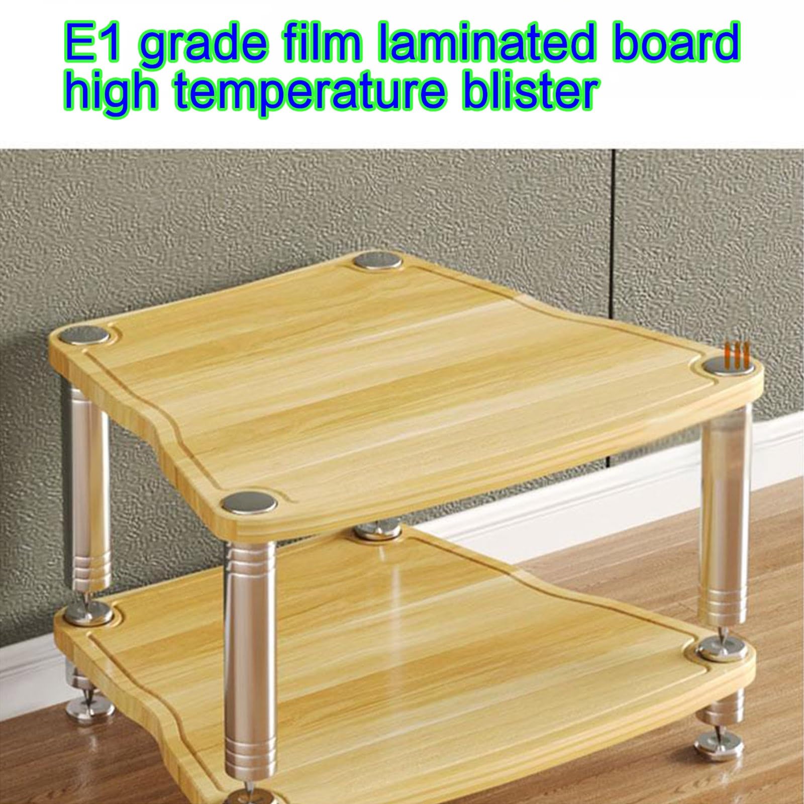 Mobile AV moderno – Mobile TV in noce scuro e torre portaoggetti per apparecchiature audio-video elegante centro di intrattenimento (165,1 x 139,7 cm) – spaziosa console multimediale per home theater