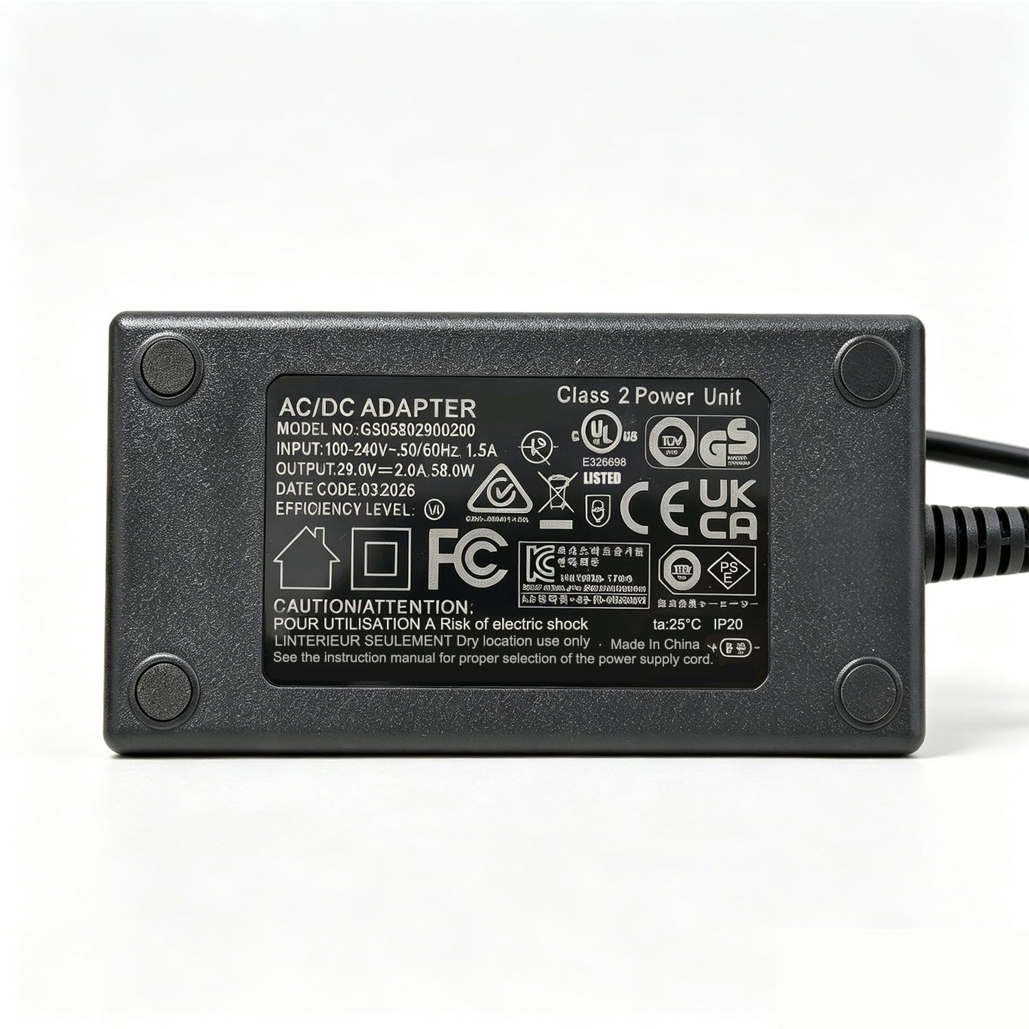 Alimentatore per Poltrona Reclinabile Elettrica 29 V 2 A kddy008b | Trasformatore di Alimentazione, Poltrona elevabile elettrica, Cavo alimentazione a muro