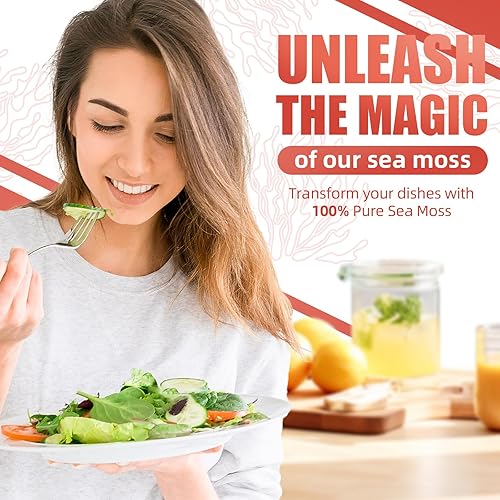 Miniatura 7 de NutriVigor Gel de musgo marino, (18 onzas) de musgo marino orgánico avanzado, apoyo inmunológico y digestivo, suplementos de gel de masa marina