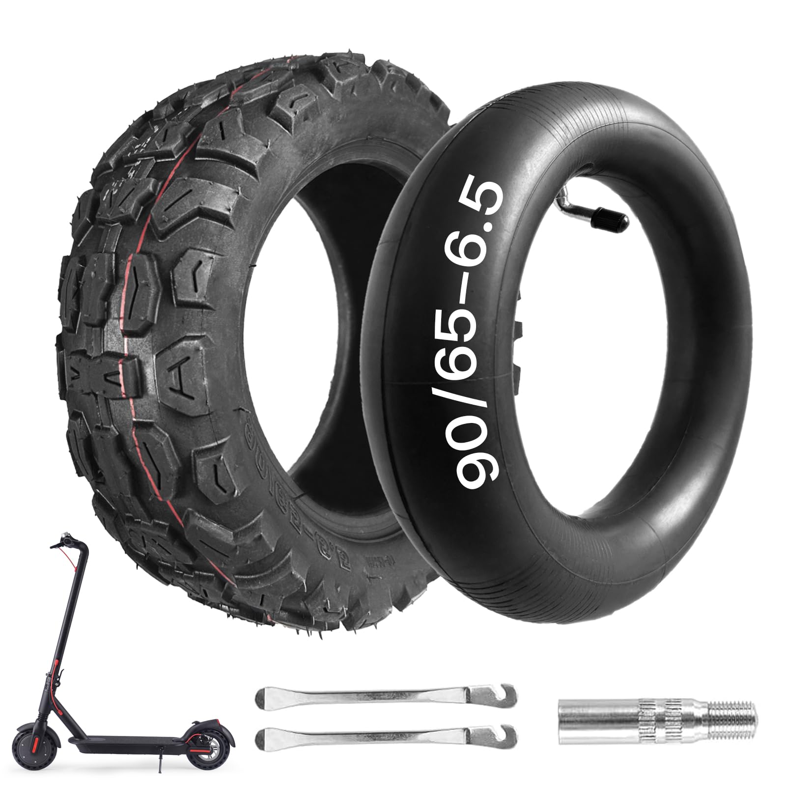 Photo 1 of ** VERY DIRTY ** 90/65-6.5 scooter tire Replacement, 11 Inch Tire and Tube Set, for Dualtron Zero 11X Kaabo Scooter Fits Most 38cc 47cc and 49cc Mini Pocket Bikes MTA1/MTA2, GP-RSR and More (Tire and Tube*1 Set)
