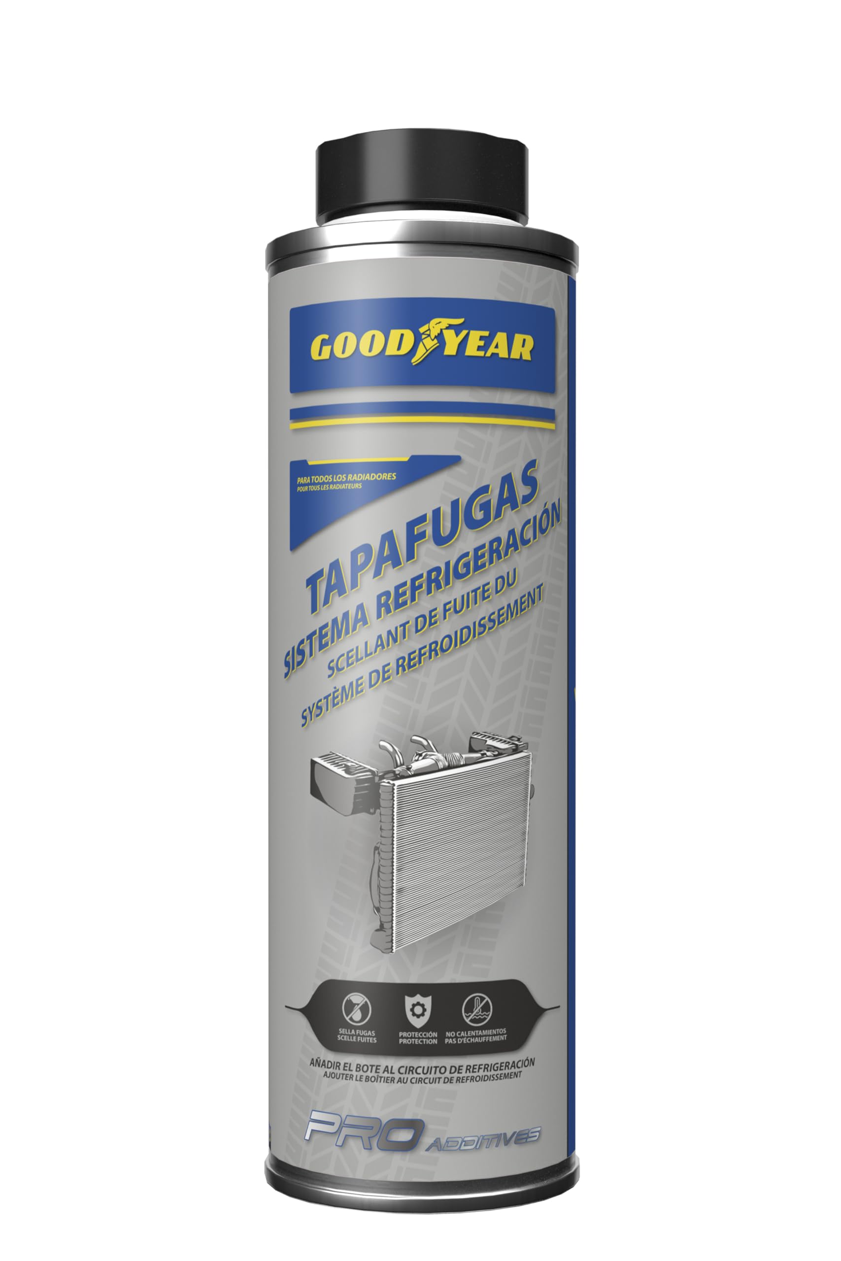 Goodyear Pro Additives Sigillante per sistemi di refrigerazione, Additivo per il sistema di raffreddamento 300 ml