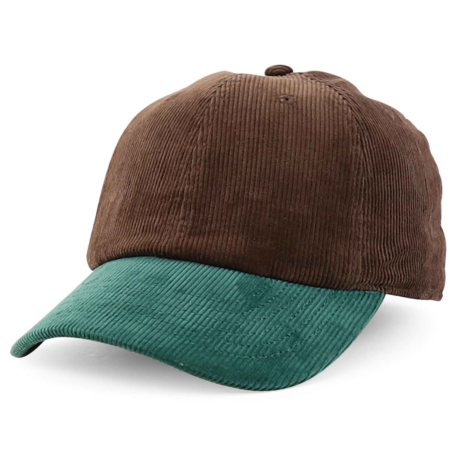 Trendy Apparel Shop Cotton Corduroy Unstructured Baseball Cap Dad Hat Fitted