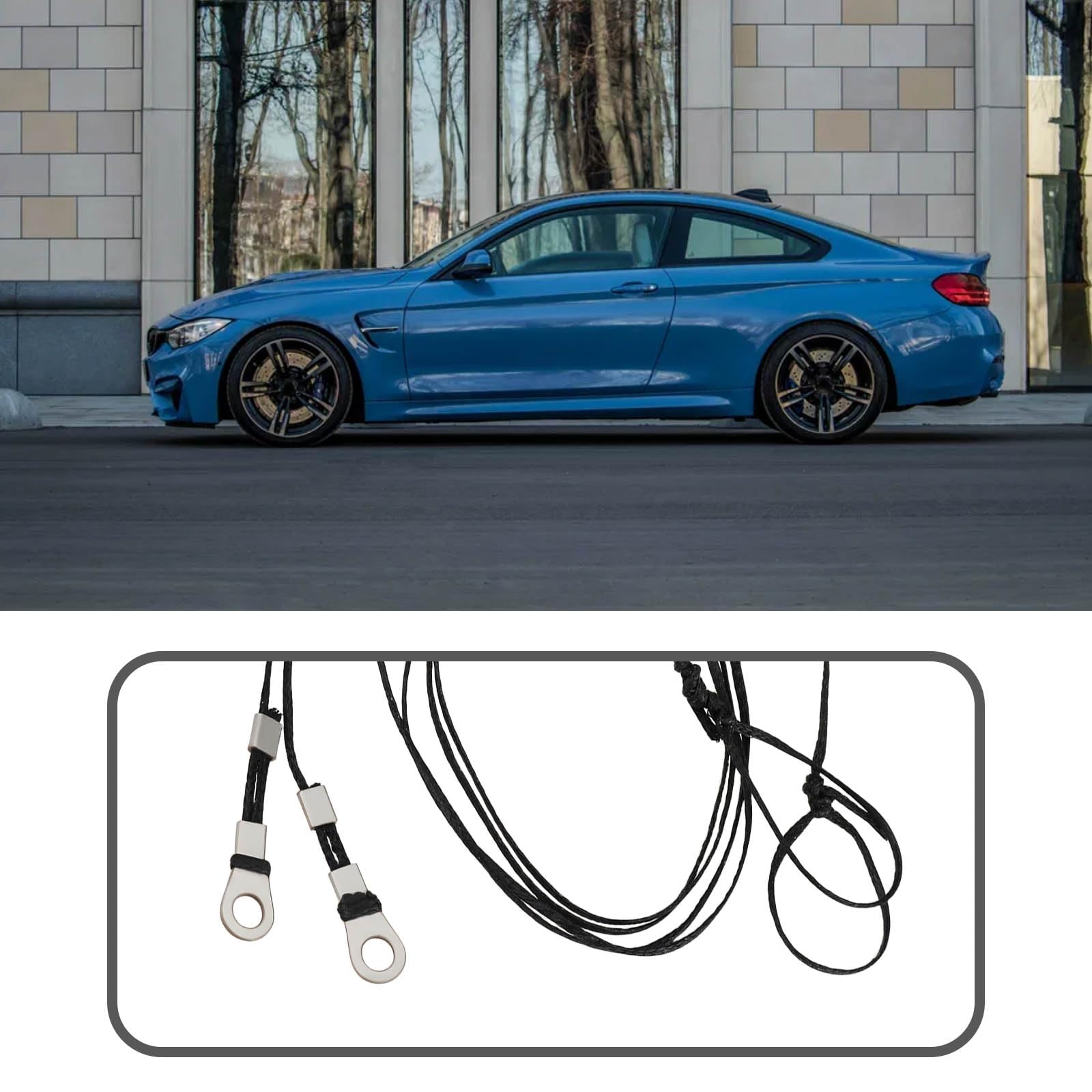 2 corde di tensione per tettuccio auto convertibili 54377277475 compatibili con BMW F83 F33 E93