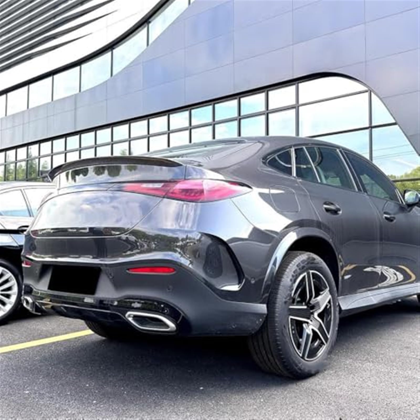 Spojlery tylne bagażnika samochodu Spojler dachowy samochodu Spojler tylny bagażnika Spojler skrzydłowy Body Kit, dla, dla GLC Coupe, dla GLC300 400, dla AMG 2023 2024 Tylny spojler samochodo