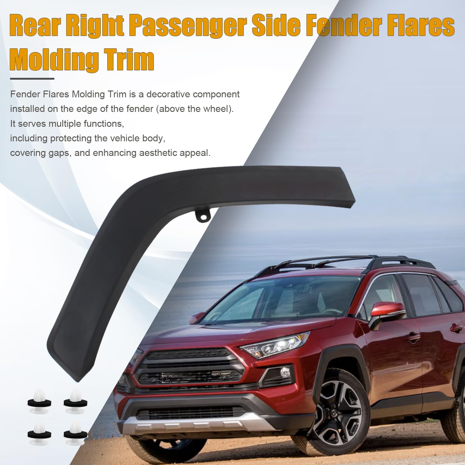 トヨタ ルーフフェンダースポイラー ブラック トヨタ ルーフフェンダースポイラー ブラック トヨタ ルーフ