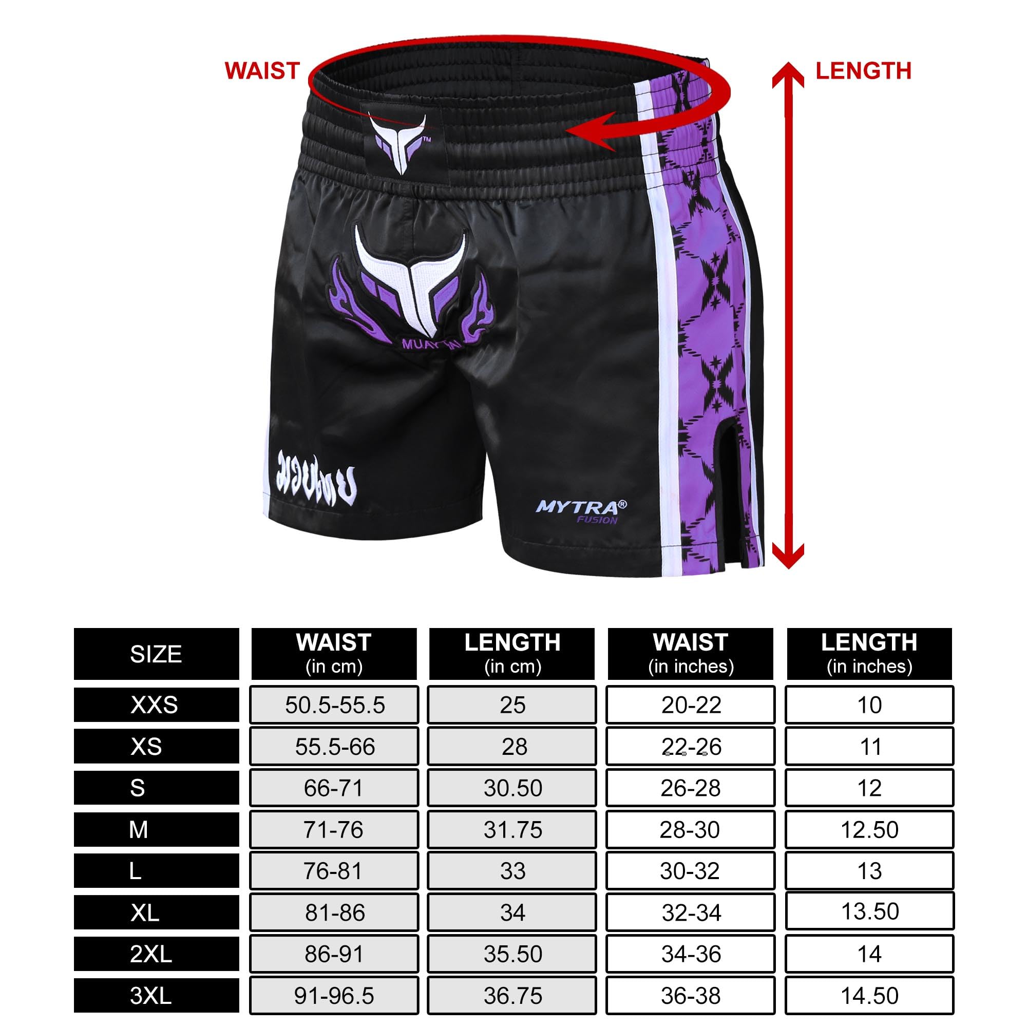 Mytra Fusion Pantalones Muay Thai Mujer Pantalones Kick Boxing, Pantalon Boxeo Mujer Muay Thai Shorts para Boxeo, puñetazos, Grappling y Entrenamiento de Artes Marciales