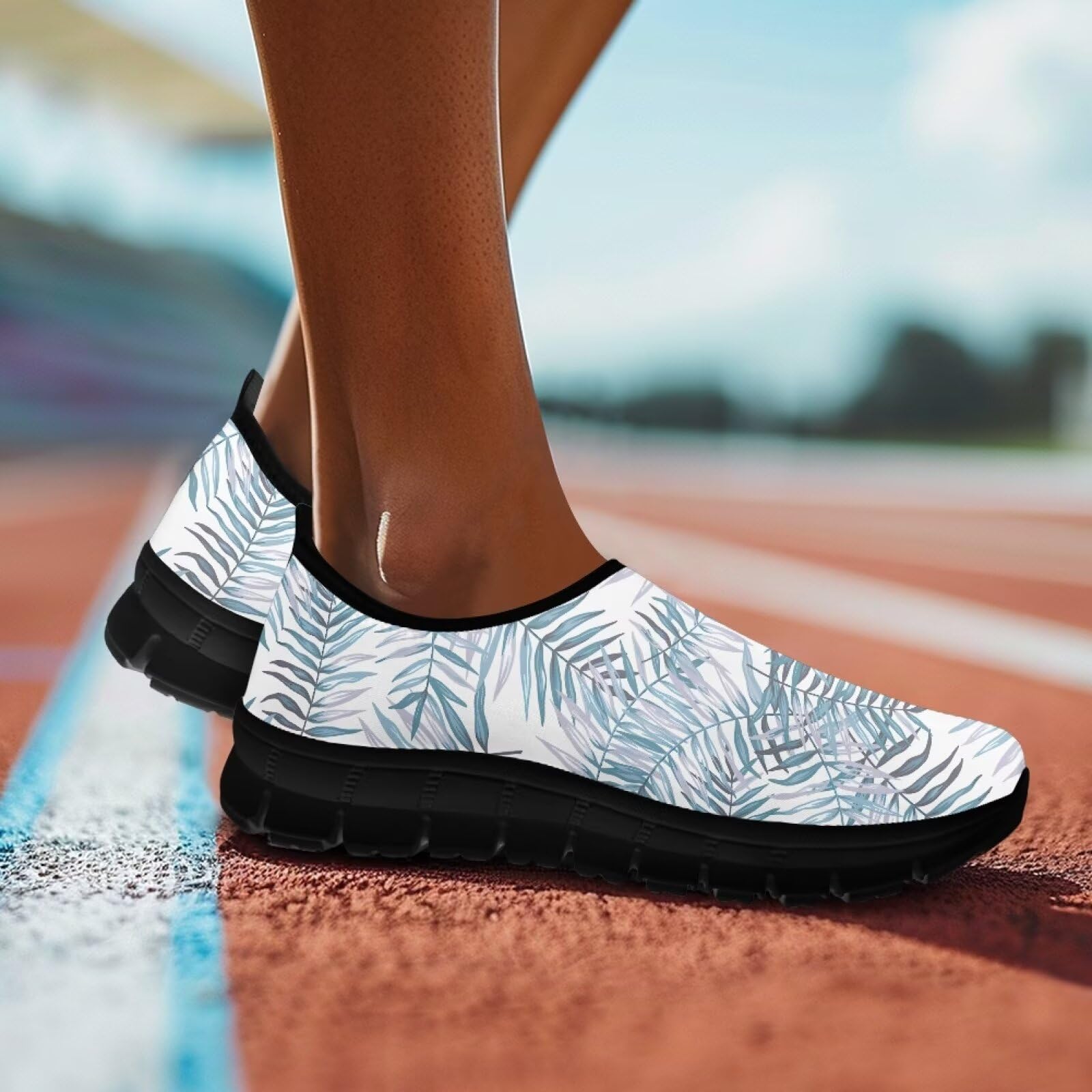 Męskie buty do biegania w mieście, lekkie podparcie łuku, oddychające mokasyny na rower, kemping, spacery, czarna podeszwa, Gałęzie sosny, 40 EU