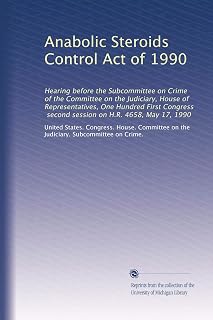 Anabolic Steroids Control Act of 1990