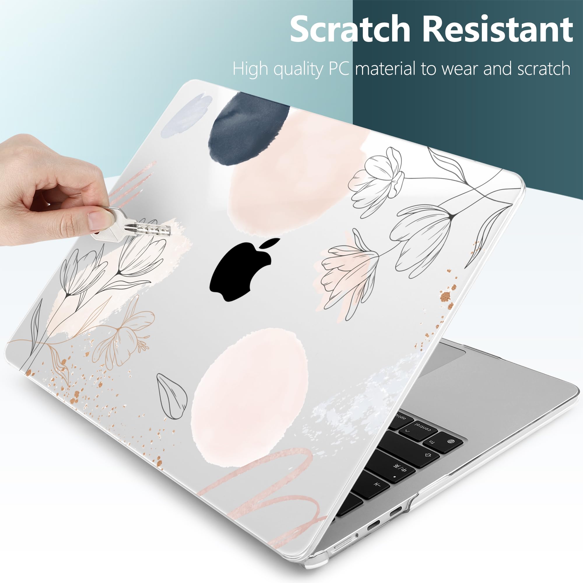 Amazon.com: DONGKE for M4 MacBook Air 13.6 Inch Case 2025 2024